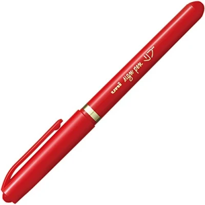 Imagen de Uni ball Sign Pen MYT7 Bolígrafo permanente (10 unidades), color rojo