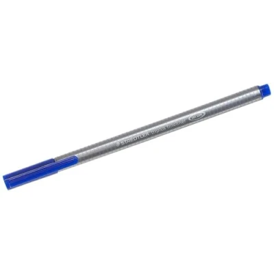 Imagen de Staedtler Lote de 3 rotuladores fineliner Triplus trazado 0,3 mm, color azul
