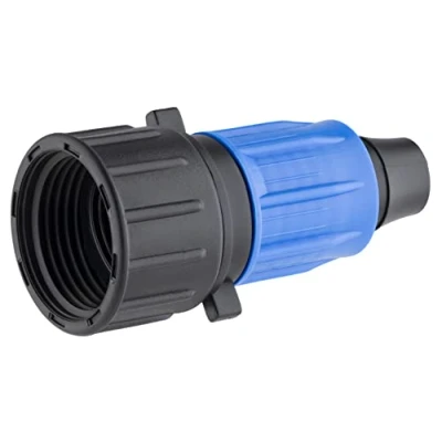 Imagen de Conector por compresión para tubo de goteo 16 milímetros diámetro, Hembra giratoria 3/4 AROZ