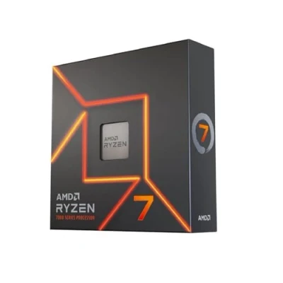 Imagen de AMD Ryzen™ 77700X Procesador, 8 núcleos/16 Hilos desenfrenados, Arquitectura Zen 4, 40MB L3 Cache, 105W TDP, hasta 5,4 GHz Frecuencia Boost, Socket 5, DDR5 y PCIe 5.0