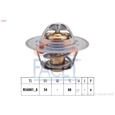 Imagen de Termostato, refrigerante FACET 7.8202S