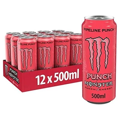 Imagen de MONSTER ENERGY DRINK PIPELINE PUNCH 50 CL 12 LATAS