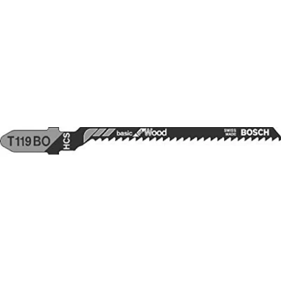Imagen de Bosch 2 609 256 717 Hoja de sierra calar HCS, T 119 BO (pack 2)