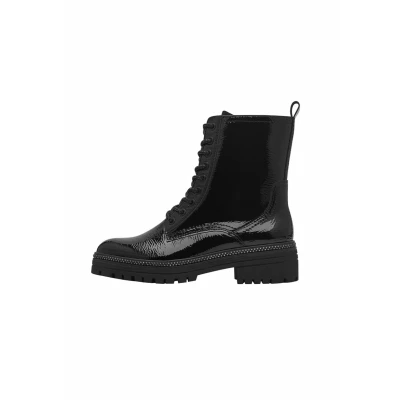 Imagen de MARCO TOZZI Botín de Mujer con Cordones 2 25202 43, Botas Moda, Patente Negra, 38 EU