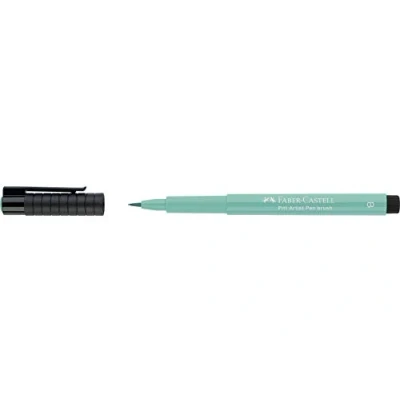 Imagen de Faber Castell 167561 Tusche lápiz Pitt Artist Pen Brush, grosor de trazo B, color 161, phtalogrün