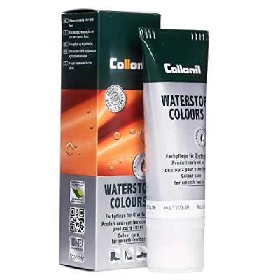 Imagen de Collonil Waterstop Classic Polish, Producto de reparación Zapatos Hombre^Mujer, Cognac, 75 ML