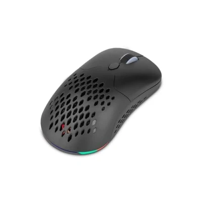 Imagen de YEYIAN Mouse Gamer Shift 3 en 1 con RGB 6 Efectos 26000 dpi Respuesta ms Botones Programables Batería 600 mA USB Tipo C Cable, inalámbrico (2,4 GHz) y Bluetooth Windows Mac OS