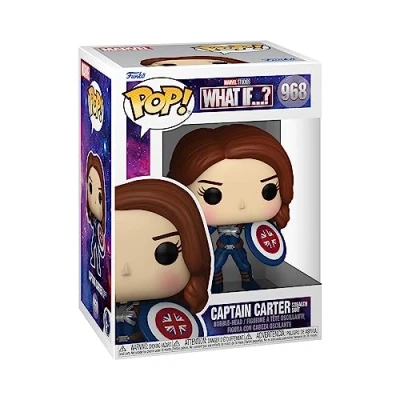 Imagen de Funko Pop! Marvel What If Captain Carter Figura de Vinilo Coleccionable Idea Regalo Mercancia Oficial Juguetes para Niños y Adultos TV Fans