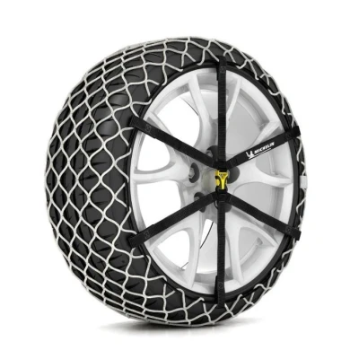 Imagen de Michelin Easy Grip Limited 008329 Cadenas para nieve con tensor de cadena instrucciones montaje, bolsa almacenamiento Nylon