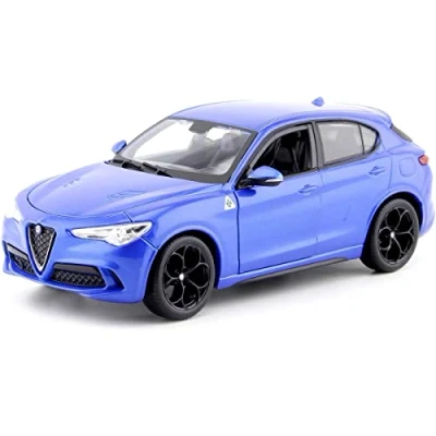Imagen de Bburago B18 21086 Alfa Romeo Stelvio en Color Azul y Escala 1:24 (18 21086B), Rosso