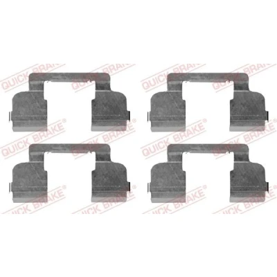 Imagen de QUICK BRAKE 109 1698 Kit de accesorios, pastillas frenos RENAULT: CLIO 2, TWINGO 1, DACIA: Logan I MCV
