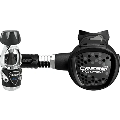 Imagen de Cressi MC9/XS Compact Regulator Regulador de Buceo, INT, Negro, Adulto Unisex