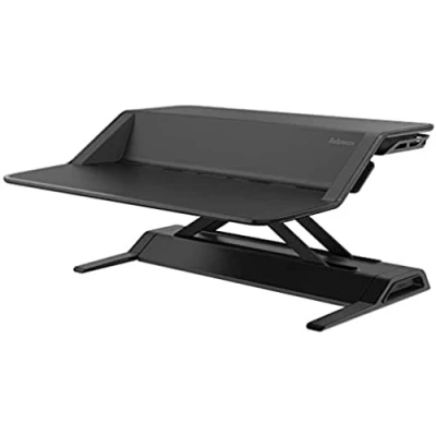 Imagen de Fellowes Lotus Sit Stand Estación de trabajo ergonómica, color negro