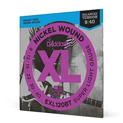 Imagen de D&#039;Addario cuerdas guitarra Electrica de EXL110W, con entorchado en níquel para eléctrica, regular blandas, 3ra cuerda entorchada, 10 46