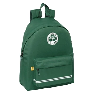 Imagen de Safta KINGS LEAGUE TRONCOS Day Pack Infantil, Mochila Calidad y Máxima Resistencia, Cómoda Versátil, 33x15x42 cm, Color Verde oscuro