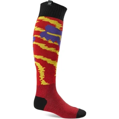 Imagen de Fox Racing 180 Nuklr Calcetines de Motocross, Rojo Fluorescente, L para Hombre