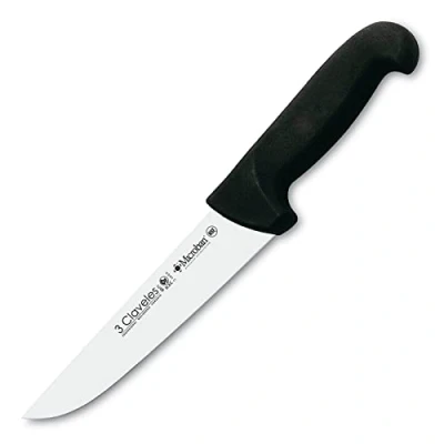 Imagen de 3 Claveles Cuchillo Carnicero Proflex, Acero Inoxidable, Negro, 20 cm 8&quot;