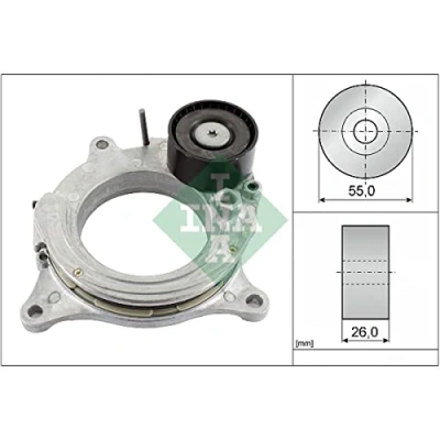 Imagen de INA 534 0692 10 Brazo tensor, correa trapecial poli V MINI: Countryman, Hatchback, BMW: 2 Gran Tourer norauto, oscaro, mister auto