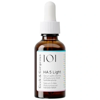 Imagen de Geek &amp; Gorgeous HA 5 Light Suero hialuron para la cara, con especies de ácido hialurónico, hidratación y apriete, piel combinada grasosa, 30 ml