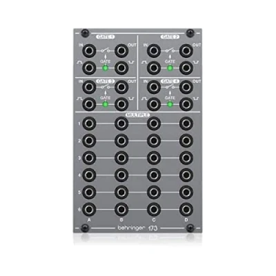 Imagen de Behringer 173 Quad GATE/MULTIPLES Legendario módulo analógico Gate y Multiples para Eurorack