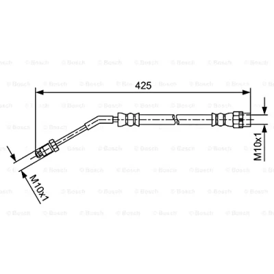 Imagen de BOSCH 1 987 481 587 Latiguillos de Freno 275 BMW: Z4 Roadster