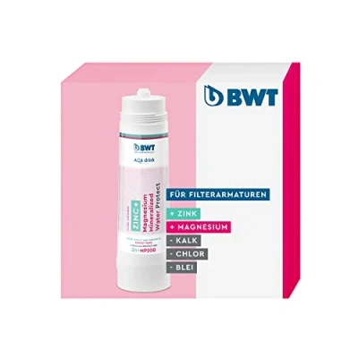 Imagen de BWT Filtro de agua AQA drink zinc + MP200 Vela con y magnesio potable Filtra cal, cloro, plomo cobre