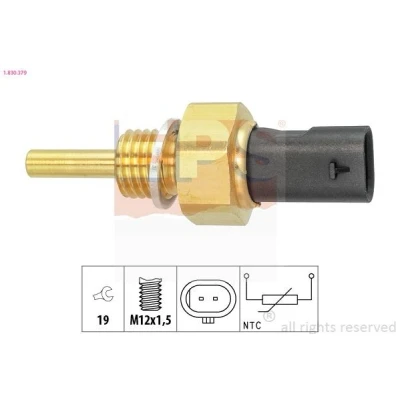 Imagen de EPS 1.830.379 Sensor de Temperatura del Refrigerante OPEL: Mokka / X, Astra J Hatchback, Insignia A Berlina
