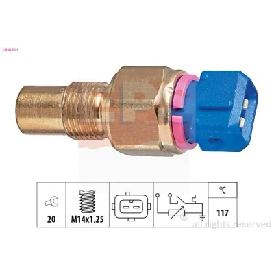 Imagen de EPS 1.830.553 Sensor de Temperatura del Refrigerante Made in Italy OE Equivalent CITROËN: Saxo Hatchback, Xsara Hatchback