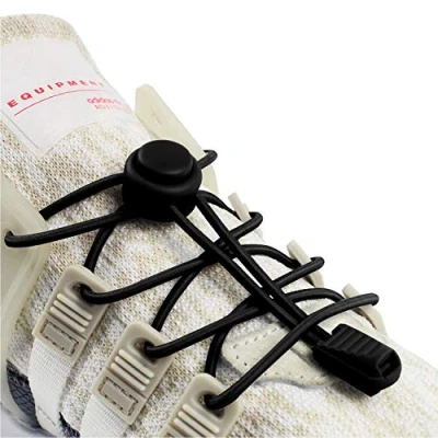 Imagen de INMAKER Cordones sin Atar para Adultos y Niños, Elásticos Zapatillas de Deporte, Redondos