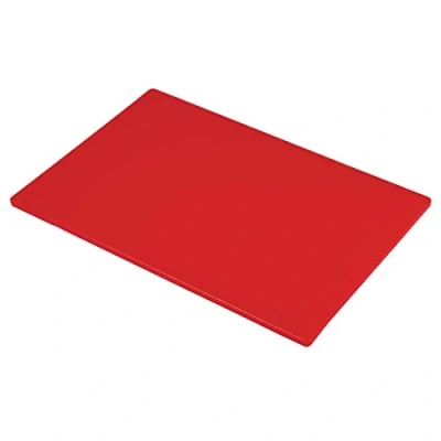 Imagen de Tabla de cortar Hygiplas J255, baja densidad, color rojo
