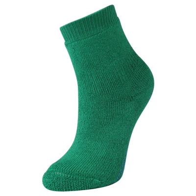Imagen de FALKE Catspads K HP algodón lana puños en la suela 1 par, Calcetines para casa Unisex niños, Verde (Grass Green 7290), 23 26