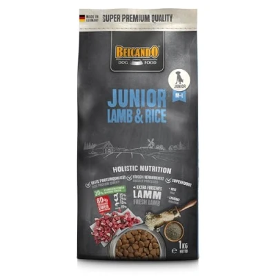Imagen de Belcando Junior Lamb &amp; Rice [1 kg] Comida para Perros Alimento seco jóvenes Completo a Partir de 4 Meses Edad