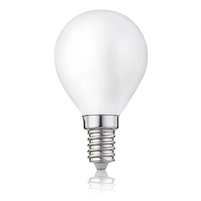 Imagen de Hellum Bombilla LED de filamento E14, luz blanca cálida, 2700 K, 2 W, mate, 3 unidades, 208207