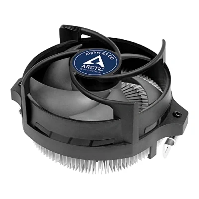 Imagen de ARCTIC Alpine 23 CO Ventilador CPU, CPU Cooler, Disipador de Enfriador para AMD AM5 y AM4, Funcionamiento Continuo, con Compuesto Térmico MX 2 Pre aplicado Noir