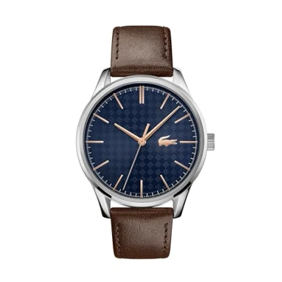 Imagen de Lacoste Reloj Analógico de Cuarzo para hombre con Correa en piel Marrón 2011046