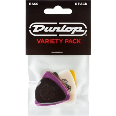 Imagen de JIM DUNLOP Púas Variety Pack Bajo, Multicolor, Tortex, Saco de 6, calibre: 0,73 0,96 1 1,14mm