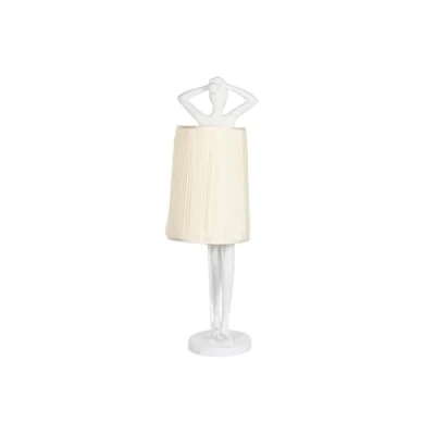 Imagen de Home ESPRIT Lámpara de Pie Blanco Resina 50 W 220 V 46 x 41 137,5 cm