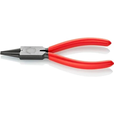 Imagen de Knipex Alicate de boca redonda negro atramentado, recubiertos plástico 140 mm 22 01
