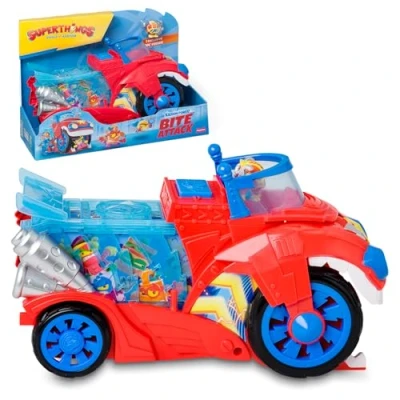 Imagen de SUPERTHINGS Bite Attack. vehículo Attack de Doc Vroom la Serie TV “SuperThings Kazoom Power. Contiene 1 Attack, Exclusivo, cárcel extraíble