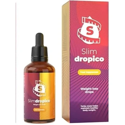 Imagen de Slimdropico Gotas naturales para adelgazar, control de peso y supresión del apetito, 50ml (1)