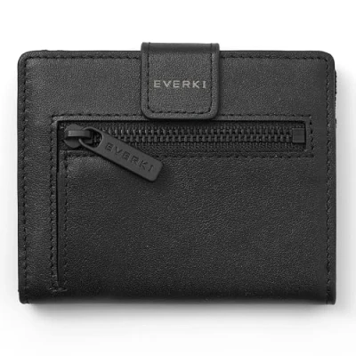 Imagen de Everki Wallet, Accesorio de Viaje Portatarjetas Tipo sobre Hombres, Negro, 10,5 x 8,5 1,2 cm