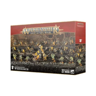 Imagen de Games Workshop Warhammer Age of Sigmar Battleforce Ironjawz: Wrekkamob