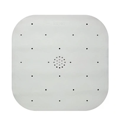 Imagen de Rayen Alfombra para Ducha, con Ventosas, de Caucho, Blanco, 45 x cm