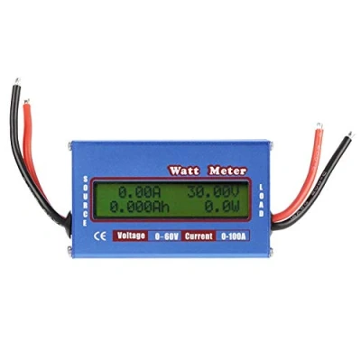 Imagen de Medidor de potencia digital inteligente Analizador CC alta precisión Watt Volt Amp 60V / 100A