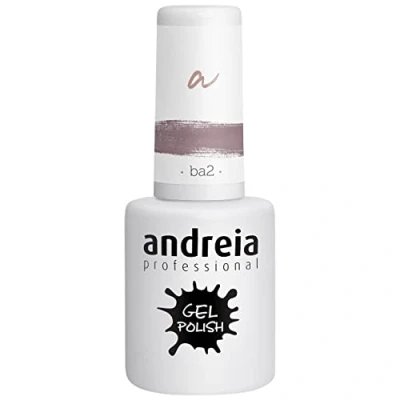 Imagen de Andreia Pintauñas Semipermanentes Esmalte Semipermanente Profesional para Uñas de Gel Manicura con Brillo Intenso que Dura Hasta 4 Semanas Color BA2 Rosa Sombras Roja 10,5 ml