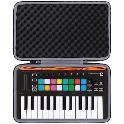 Imagen de Duro Viajar Caso Cubrir para Novation Launchkey Mini MK2 Teclado Controlador Midi por co2CREA（Funda solo,Case Only）