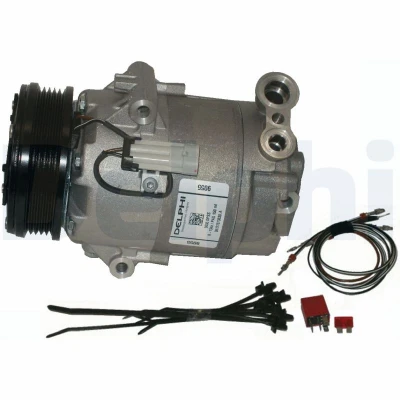Imagen de DELPHI TSP0155458 compresor de Aire Acondicionado 6CVC13 PAG 46 con aceite OPEL: Astra H Hatchback, GTC, Zafira B norauto,