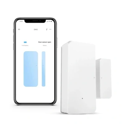 Imagen de SONOFF DW2 Alarme Inteligente para portas, controlo de sensores informais portas e janelas, através aplicação ligação Wi Fi, compatível com Alexa/Google Home.