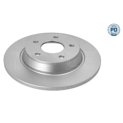 Imagen de MEYLE 715 523 0035/PD Disco de freno Eje trasero 271 11 5 108 macizo revestido láminas zinc
