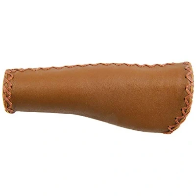 Imagen de Velo Retro Ergo Echtleder schraubgriff, Unisex, Braun, 135 mm